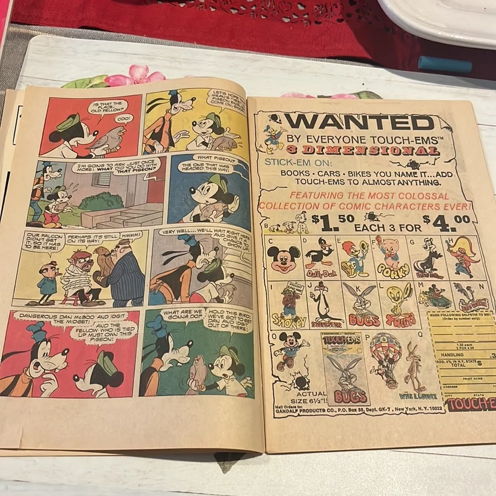 Walt Disney Mickey Mouse and Goofy NO. 138 September 1972 Vintage